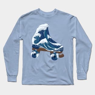 The Great Wave Skate Long Sleeve T-Shirt